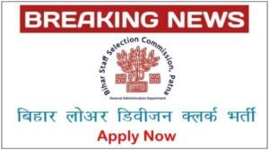 बिहार लोअर डिवीजन क्लर्क भर्ती 2023
